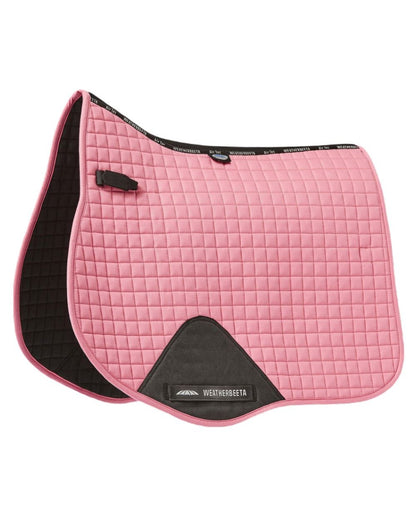 Bubblegum Pink coloured WeatherBeeta Prime All Purpose Saddle Pad on white background 