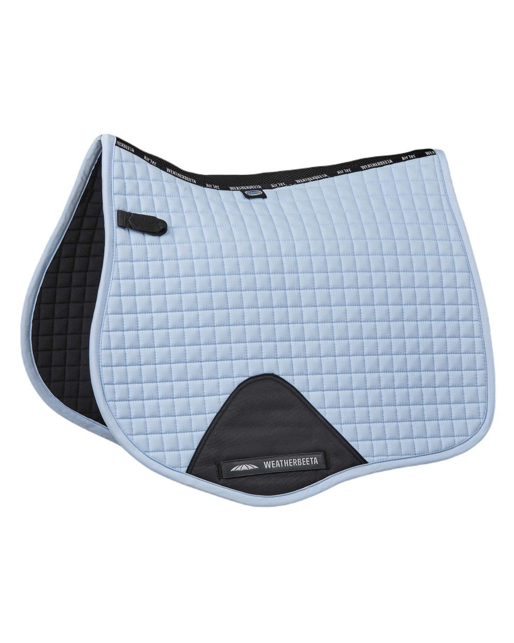 Ice Blue coloured WeatherBeeta Prime All Purpose Saddle Pad on white background 