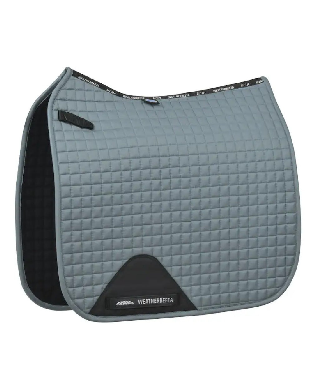 Sage coloured WeatherBeeta Prime Dressage Saddle Pad on white background 