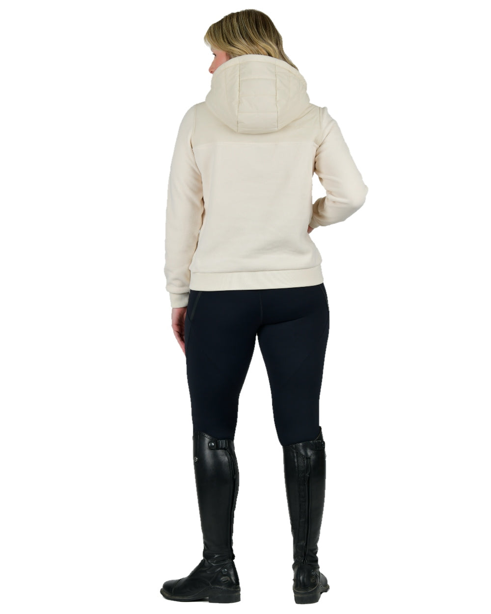 Whitecap Grey coloured WeatherBeeta Tampa Technical Pullover on white background 