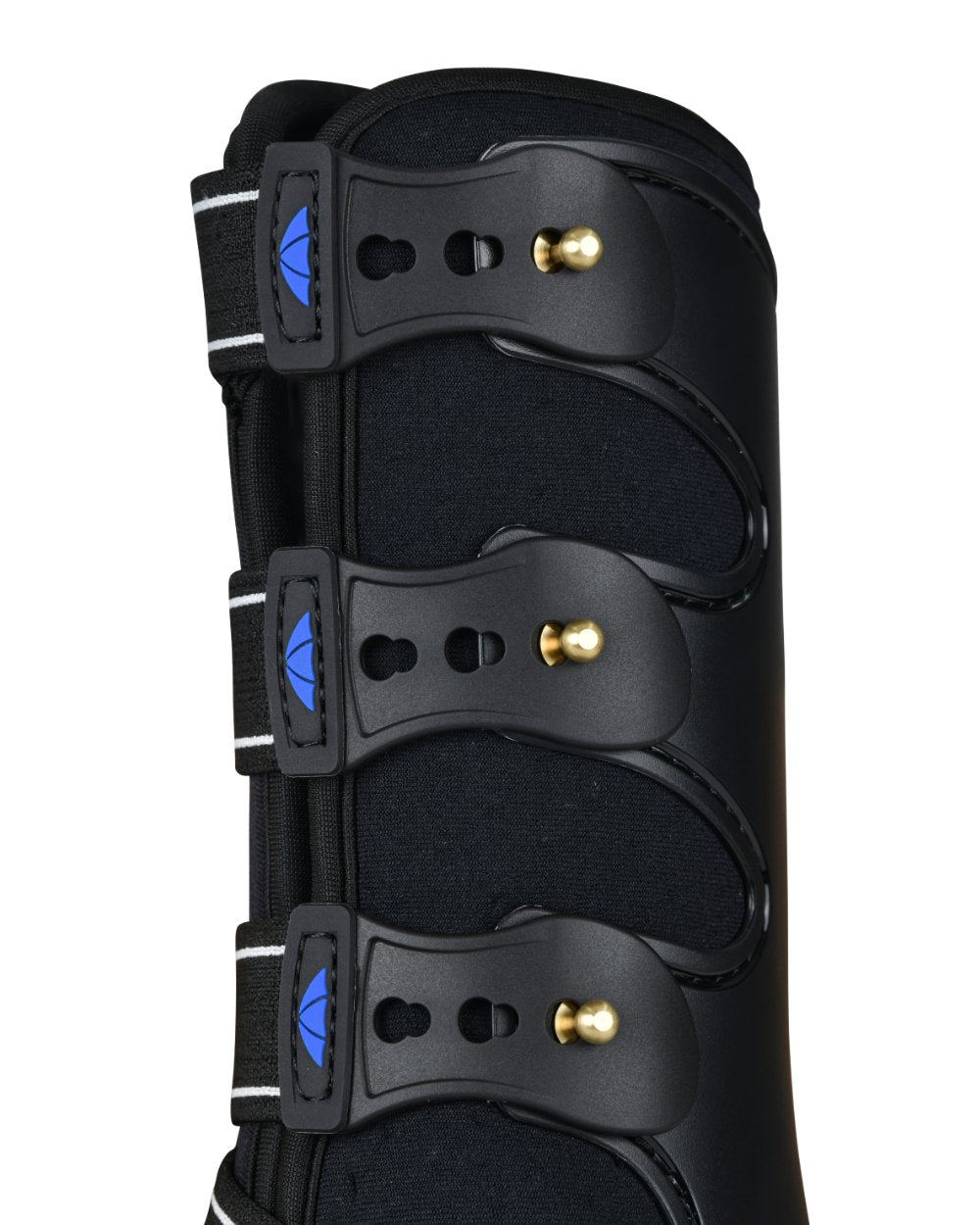 Black Coloured WeatherBeeta Tough-Tec Hard Shell Dressage Boots on white background 