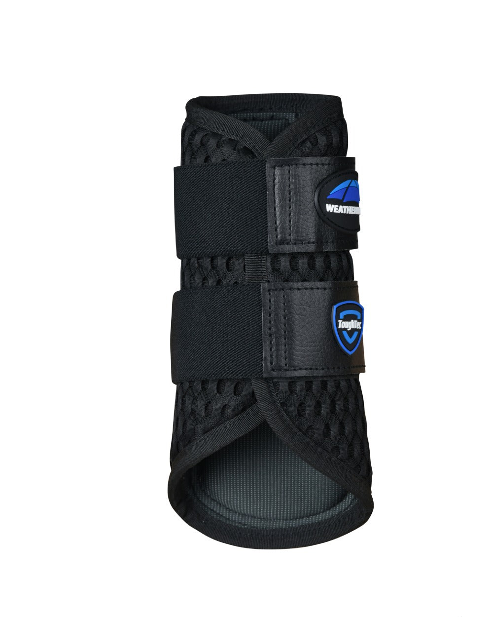 Black Coloured WeatherBeeta Tough-Tec Mesh Brushing Boots on white background 