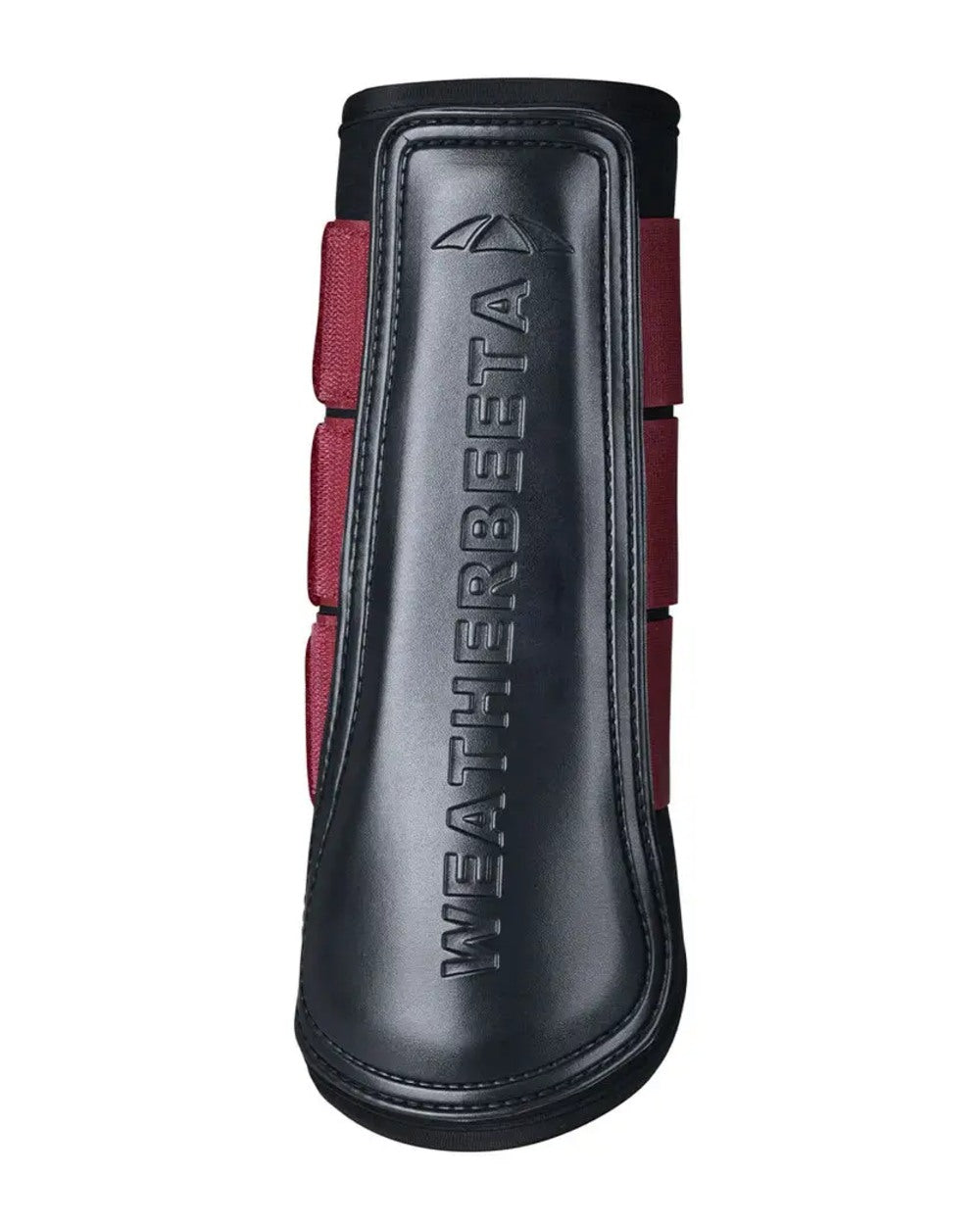 Black Burgundy Coloured WeatherBeeta Tough-Tec Prime Brushing Boots on white background 