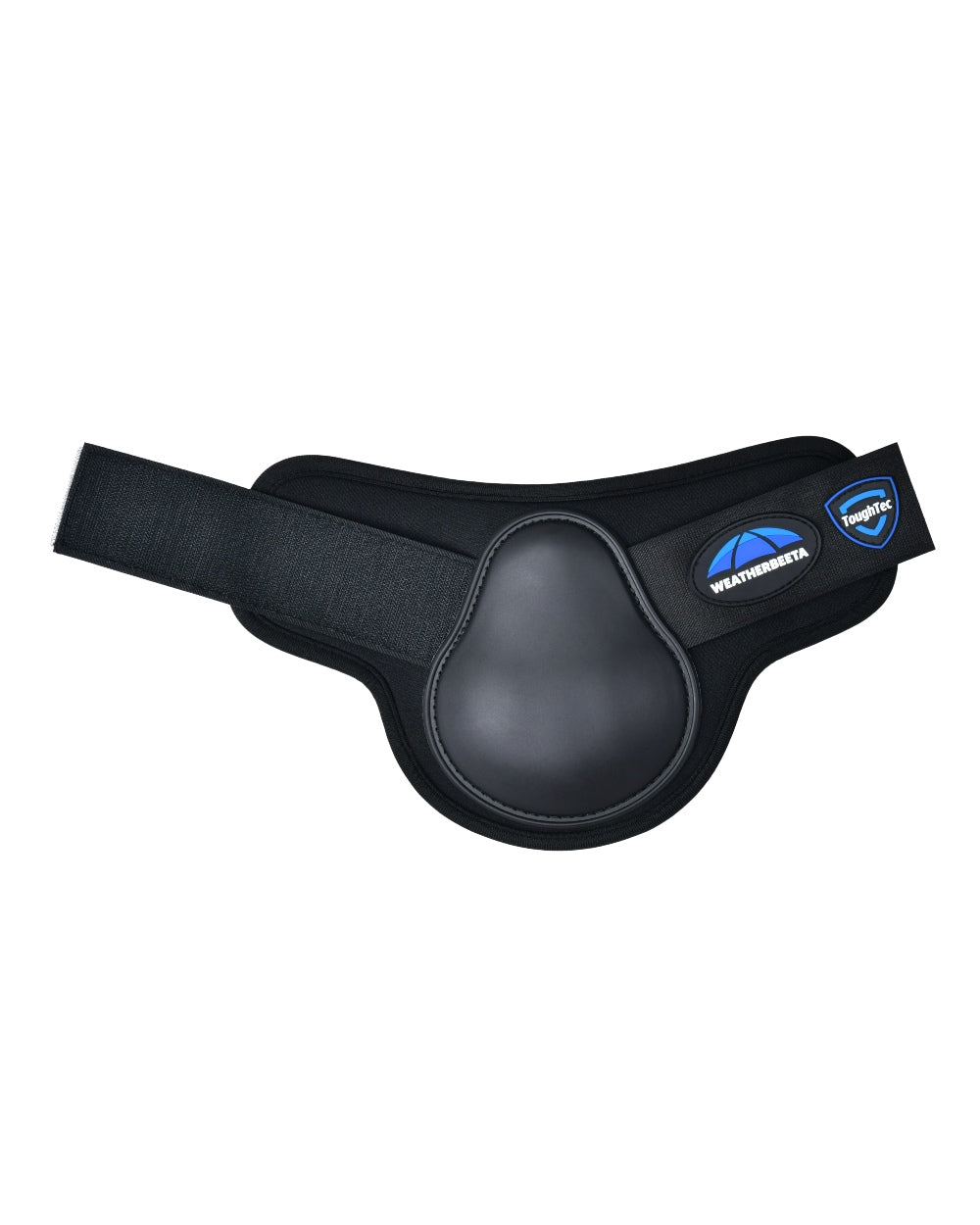 Black Coloured WeatherBeeta Tough-Tec Prime Fetlock Boots on white background 