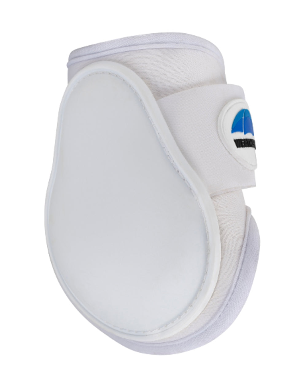 White Coloured WeatherBeeta Tough-Tec Prime Fetlock Boots on white background 