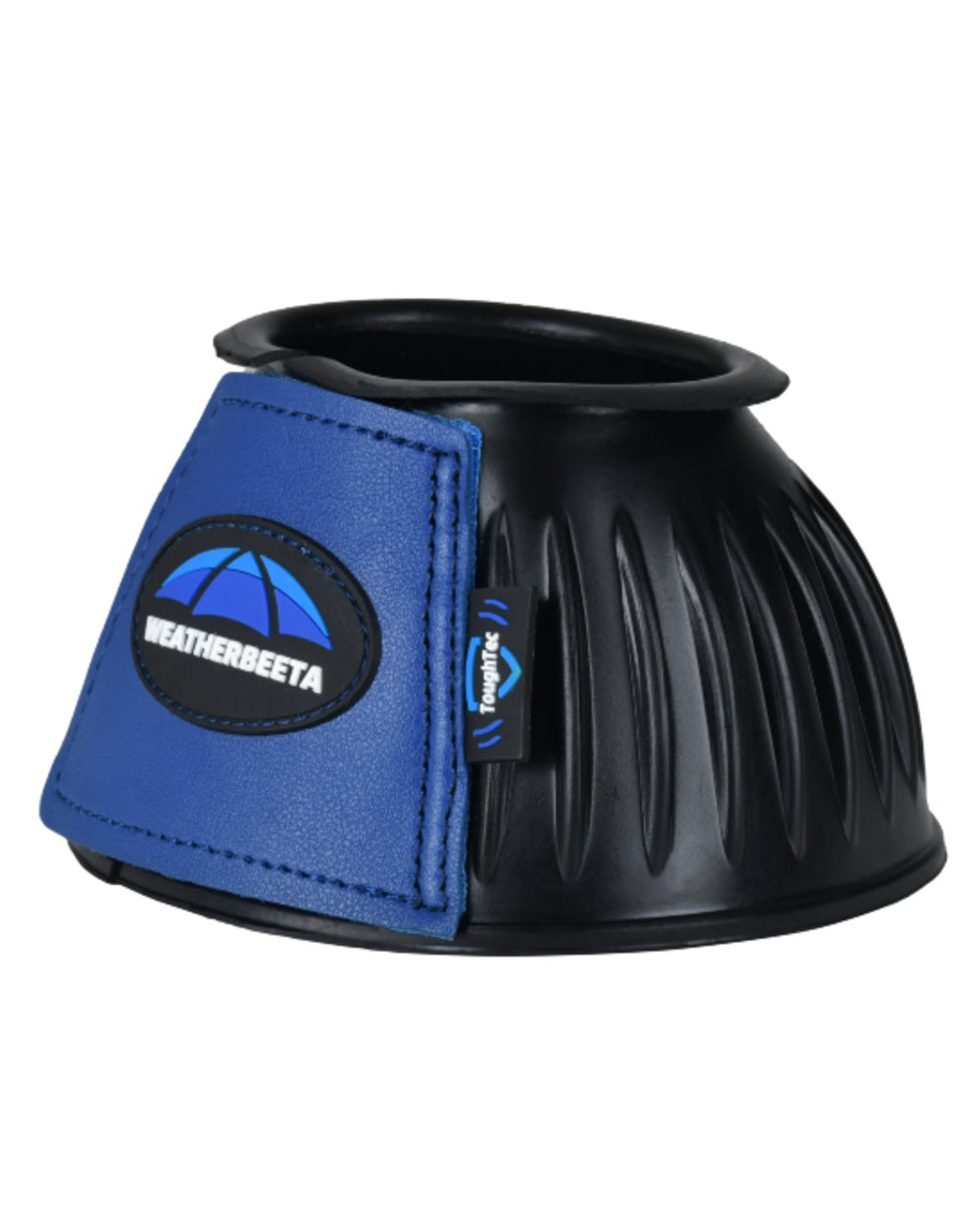 Black Cobalt Coloured WeatherBeeta Tough-Tec Prime Rubber Bell Boots on white background 