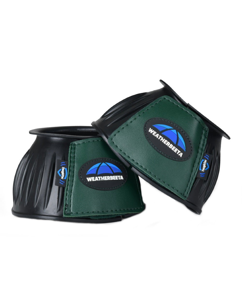 Black Forest Green Coloured WeatherBeeta Tough-Tec Prime Rubber Bell Boots on white background 