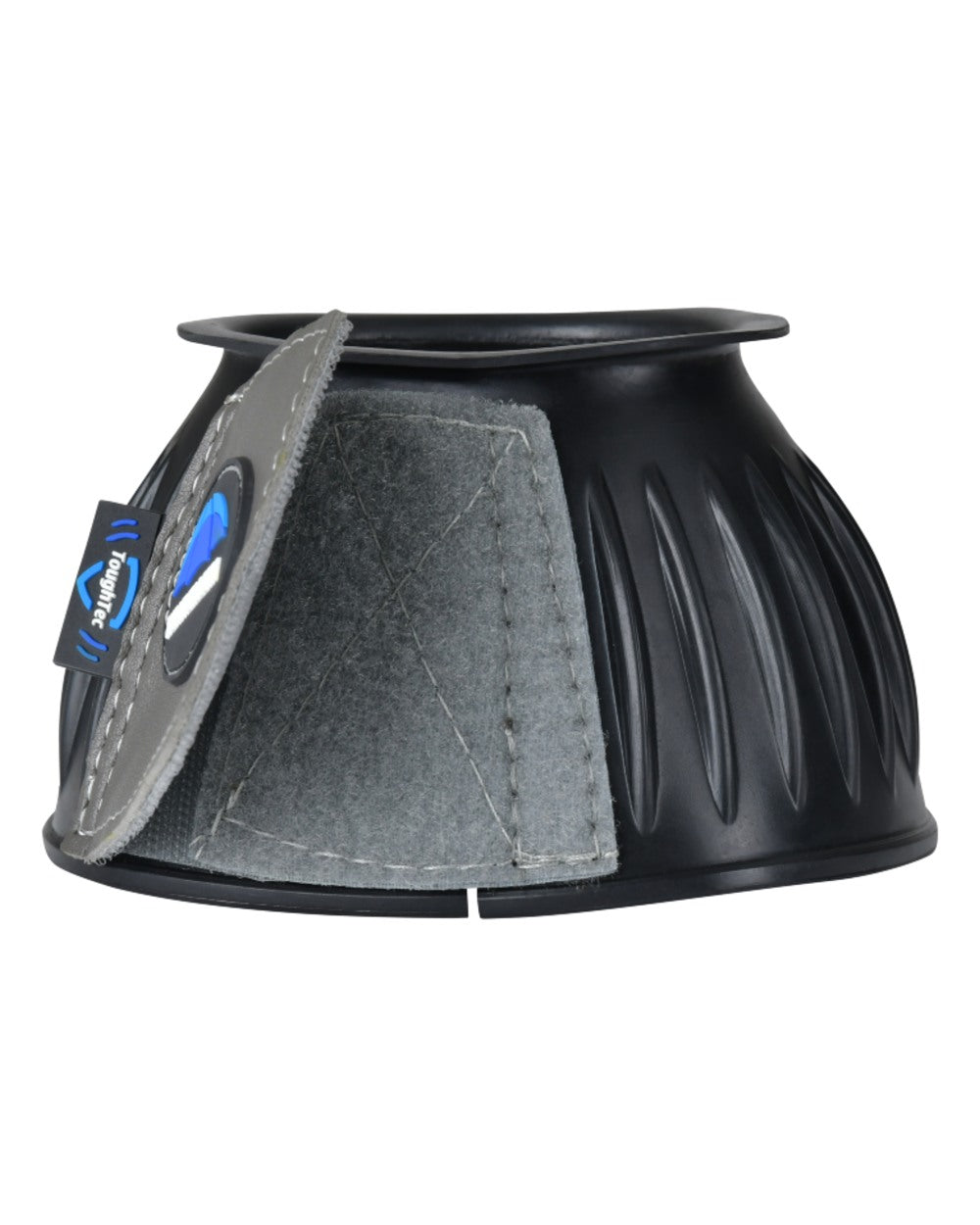Black Grey Coloured WeatherBeeta Tough-Tec Prime Rubber Bell Boots on white background 
