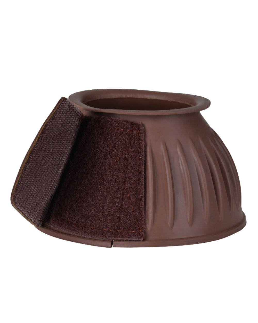 Brown Coloured WeatherBeeta Tough-Tec Prime Rubber Bell Boots on white background 