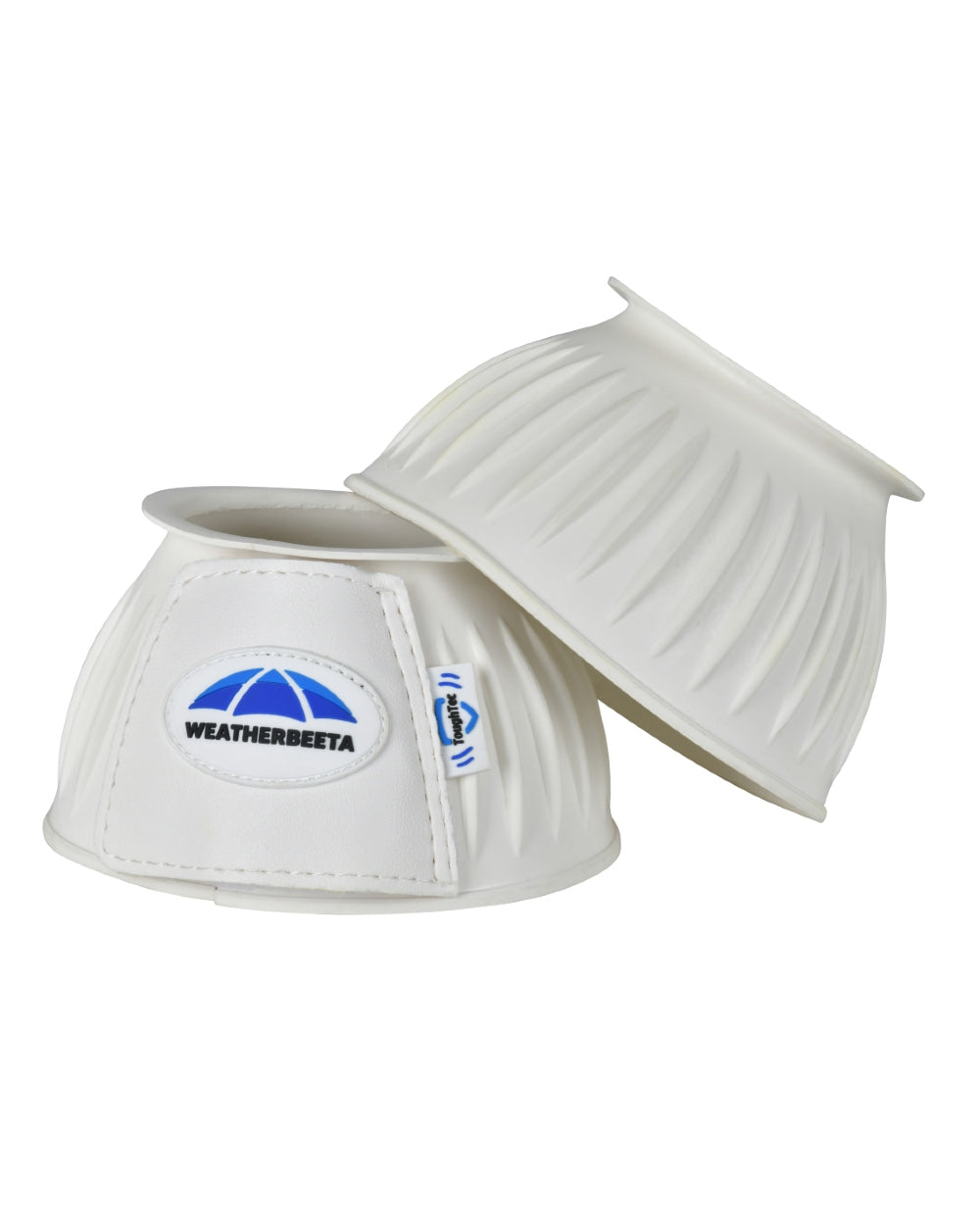 White Coloured WeatherBeeta Tough-Tec Prime Rubber Bell Boots on white background 
