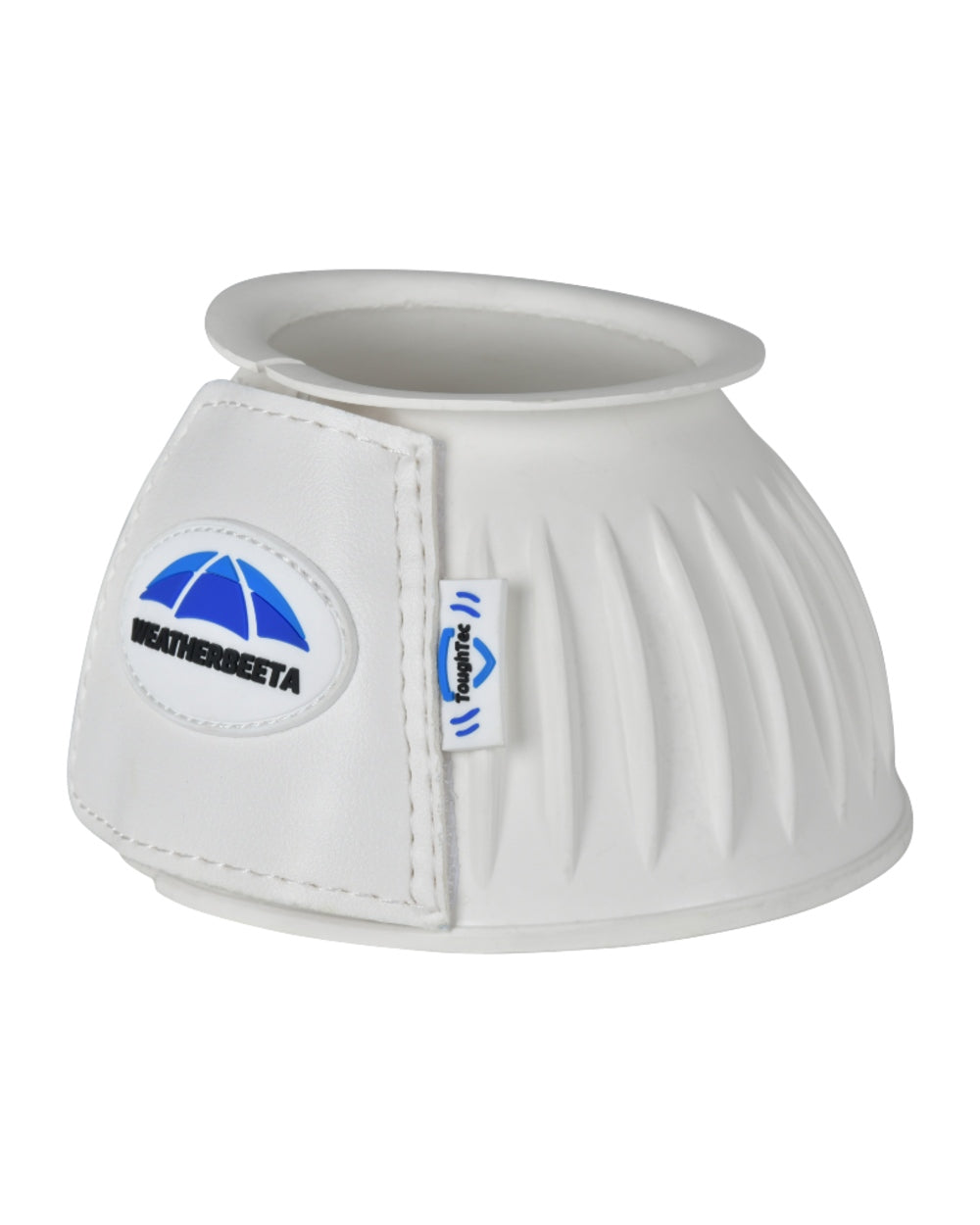 White Coloured WeatherBeeta Tough-Tec Prime Rubber Bell Boots on white background 