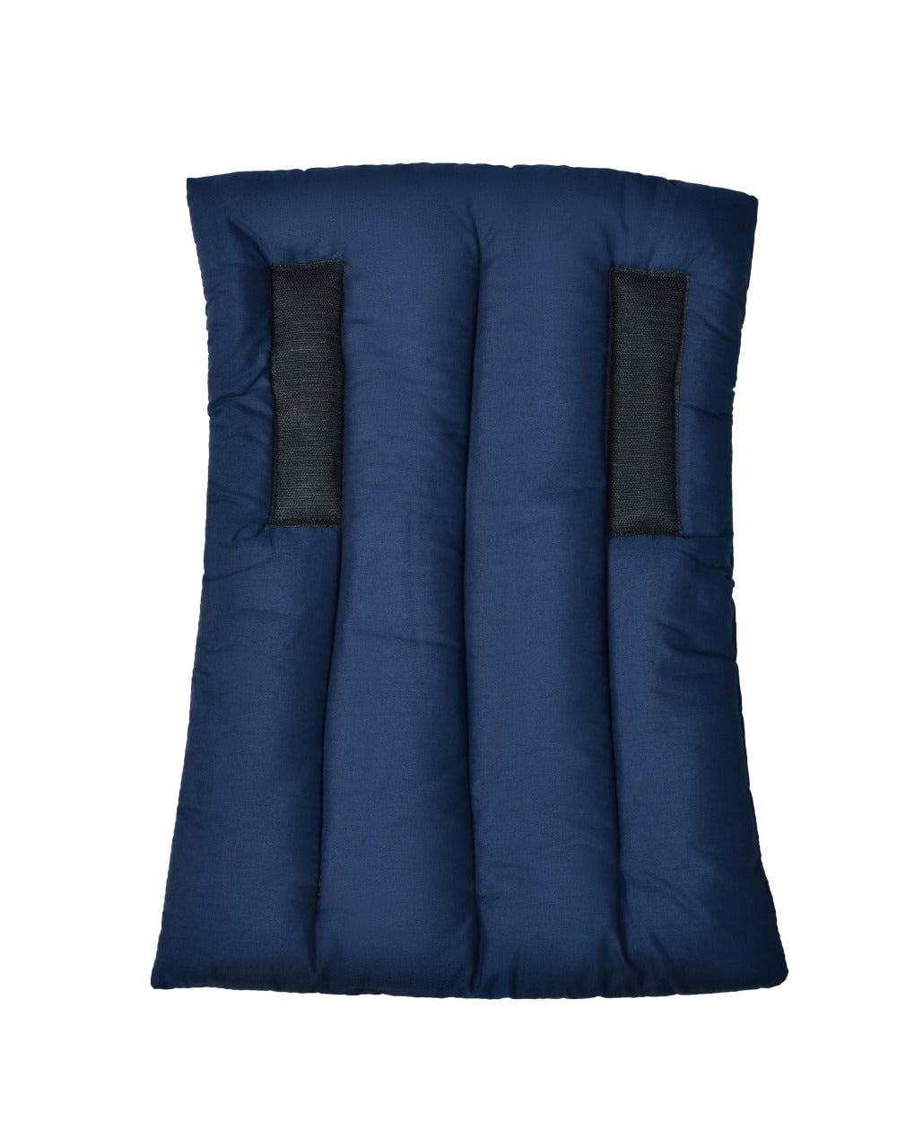 Black Navy Coloured WeatherBeeta Tough-Tec Stable Boot Wraps on white background 