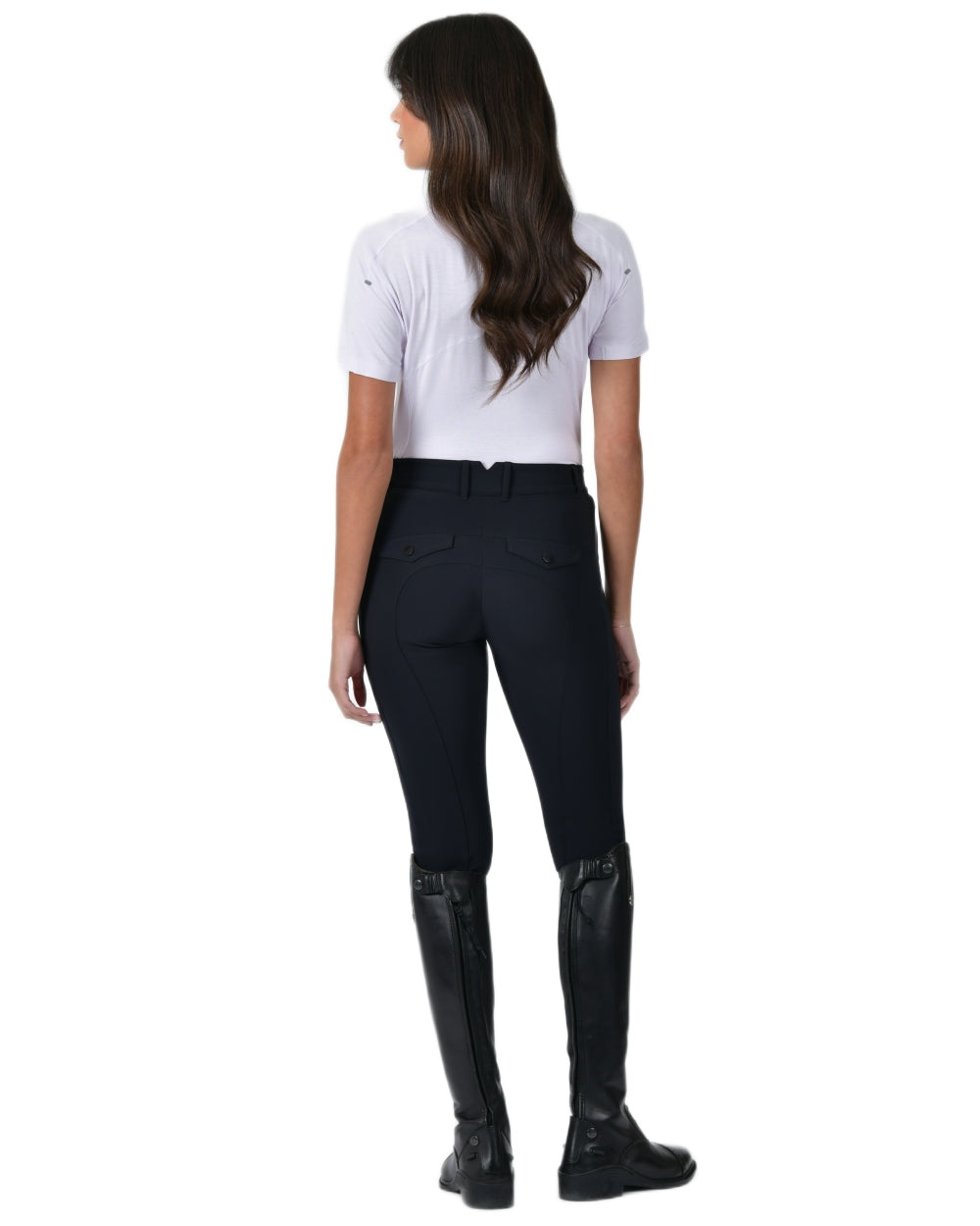 Lavender Mist coloured WeatherBeeta Womens 37.5 Lightweight Performance Short Sleeve Top on white background 