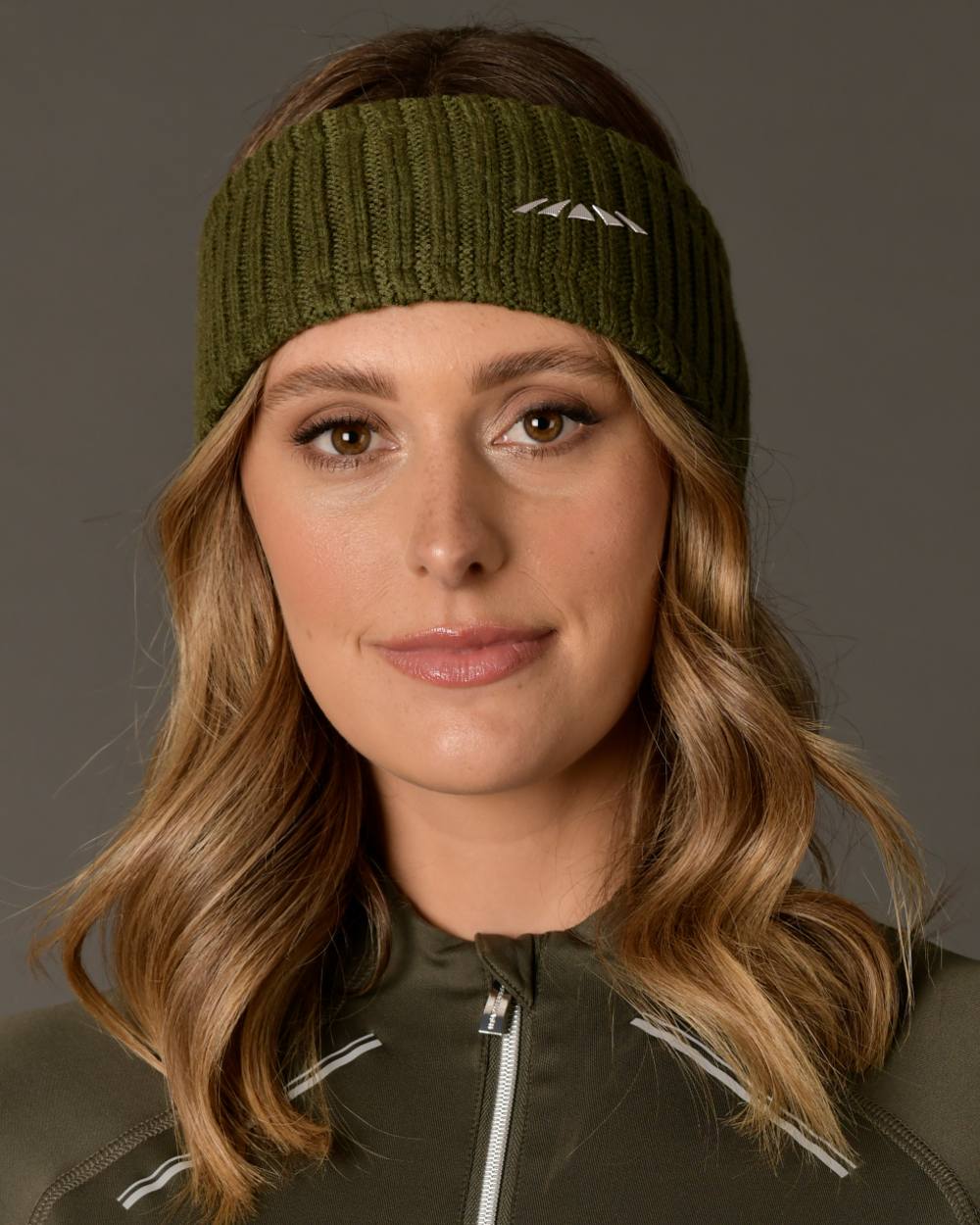 Weatherbeeta Knit Headband in Olive 