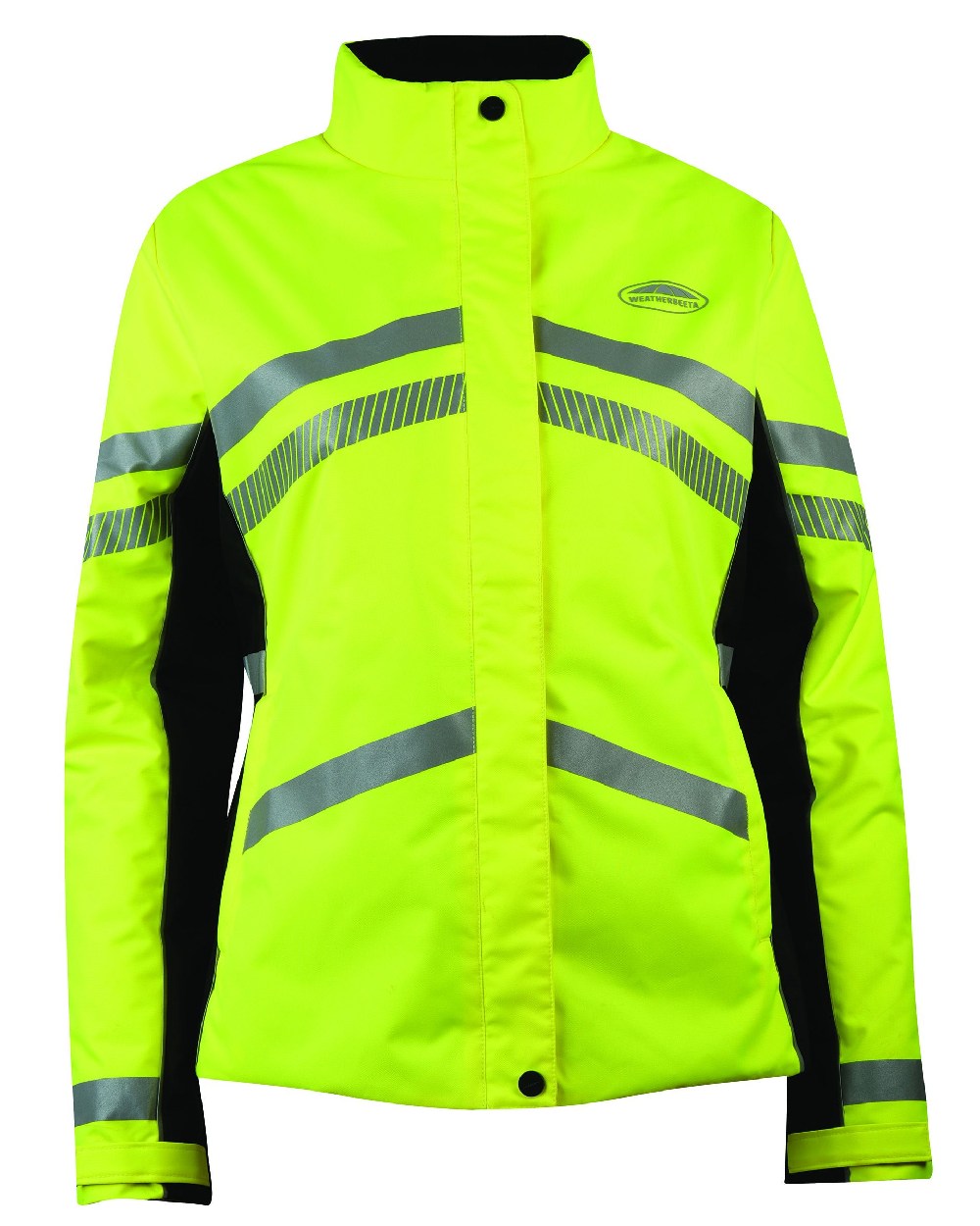 WeatherBeeta Reflective Heavy Padded Waterproof Jacket in Hi Vis Yellow 