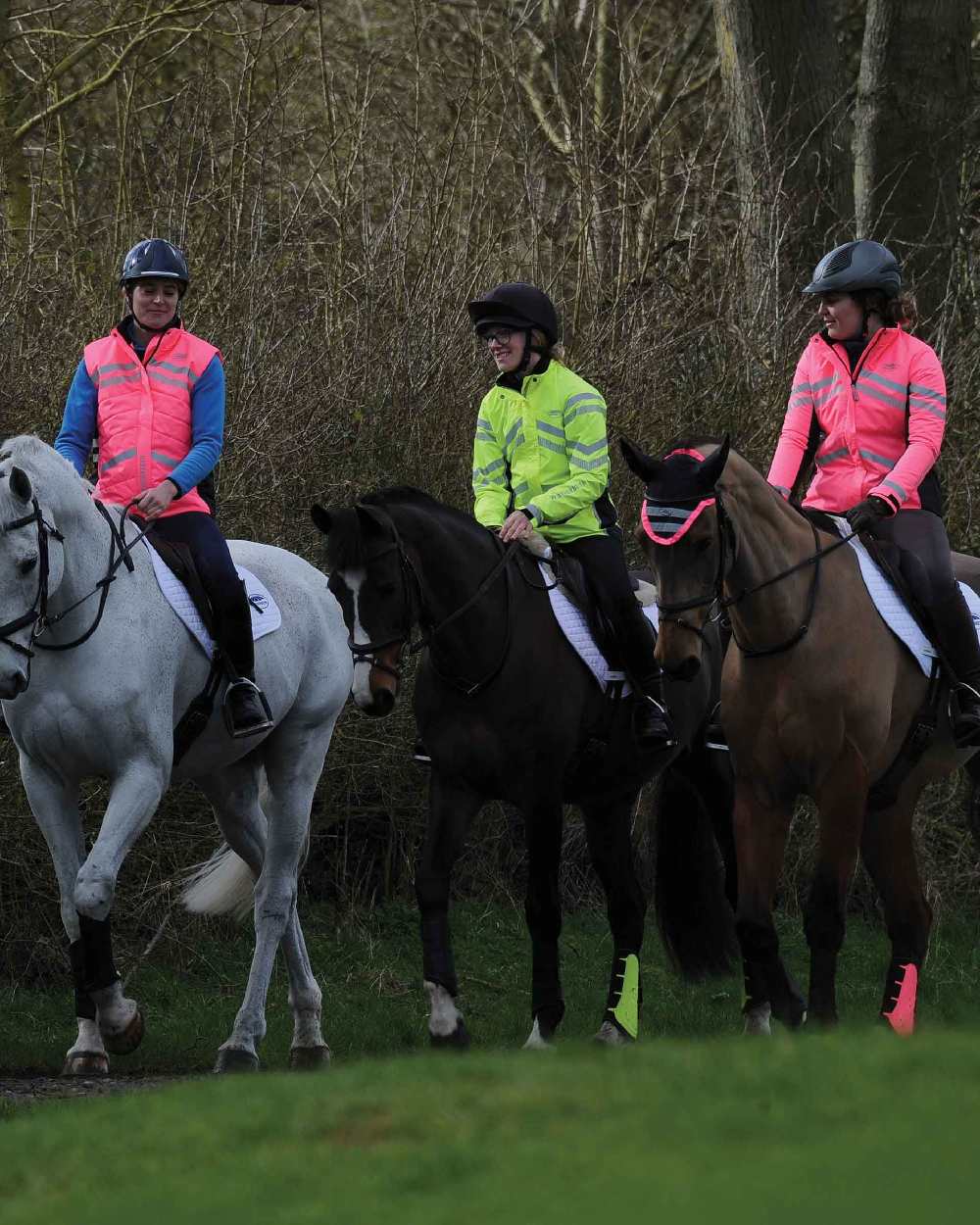 WeatherBeeta Reflective Lightweight Waterproof Jacket in Hi Vis Pink 