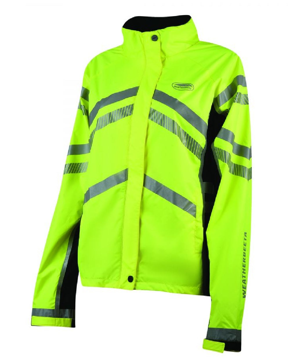 WeatherBeeta Reflective Lightweight Waterproof Jacket in Hi Vis Yellow 