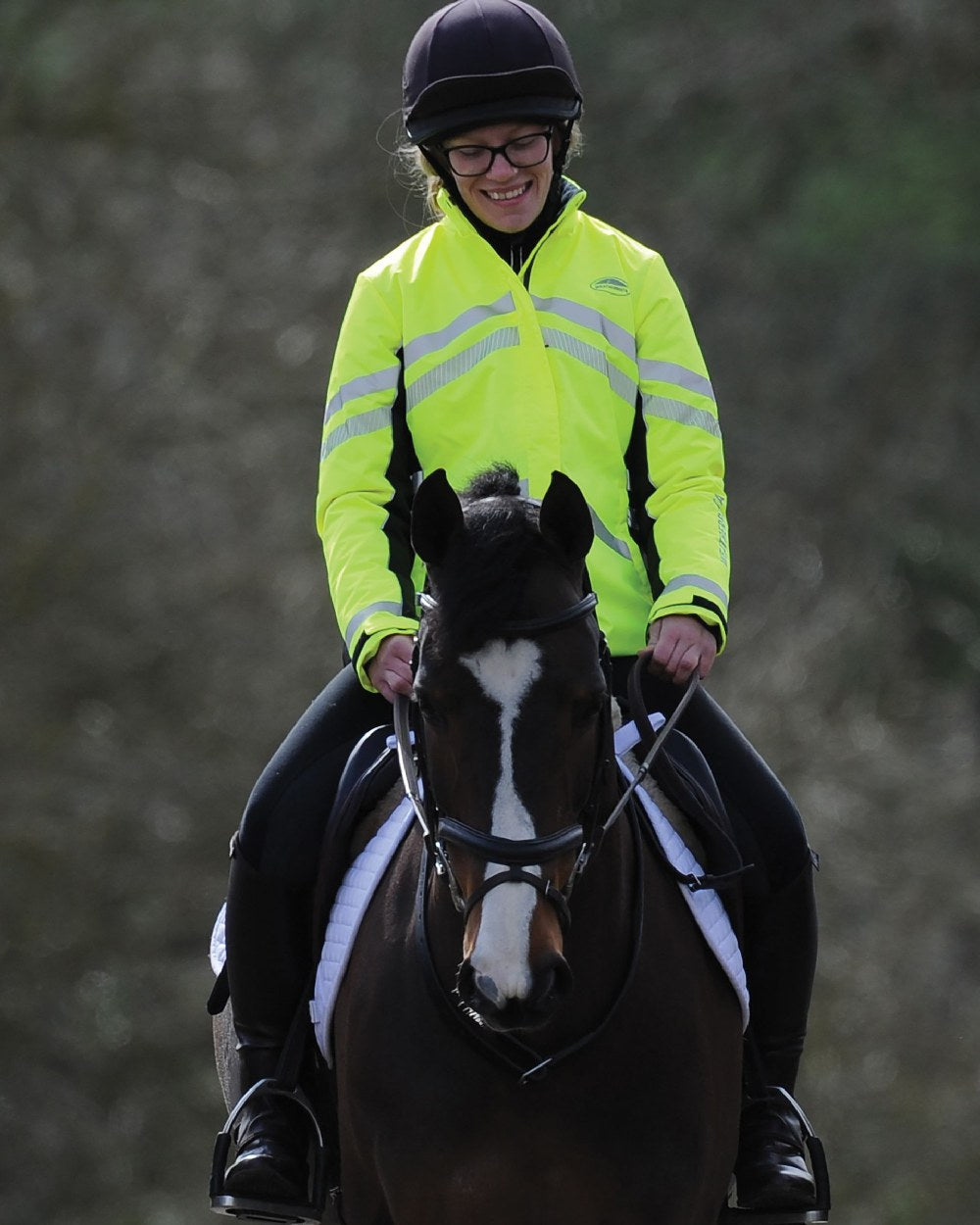 WeatherBeeta Reflective Lightweight Waterproof Jacket in Hi Vis Yellow 