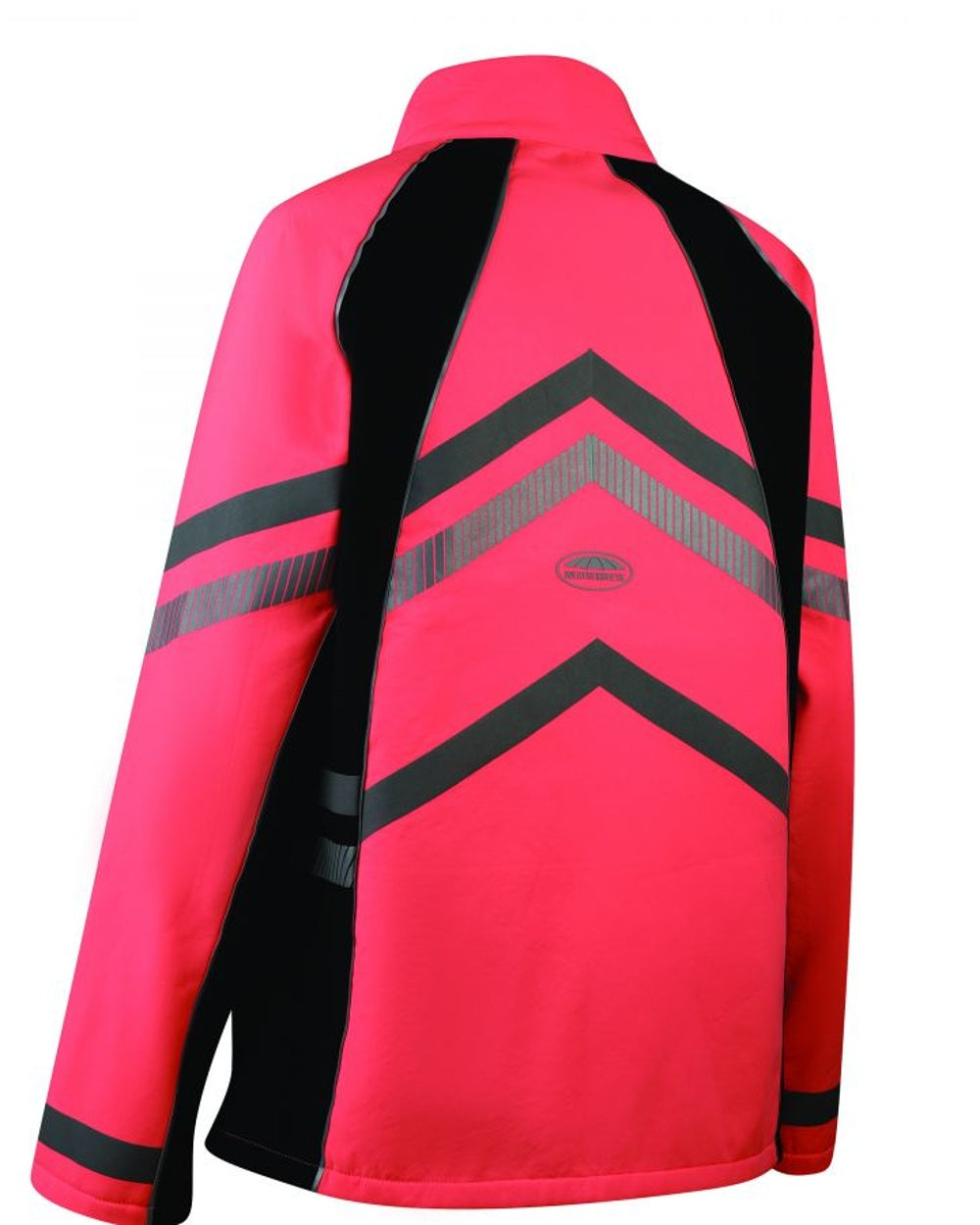 WeatherBeeta Reflective Softshell Fleece Lined Jacket in Hi Vis Pink 