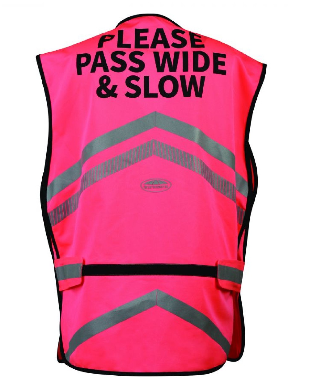 WeatherBeeta Reflective Waistcoat in Hi Vis Pink 