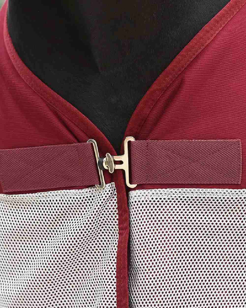 Burgundy Grey coloured WeatherBeeta Micro-Air Cooler Standard Neck on white background 