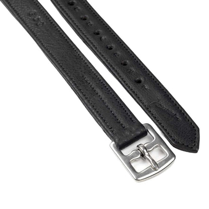Whitaker Bonded Stirrup Leathers In Black 