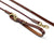 John Whitaker Leather Draw Reins with Rope Insert in Brown