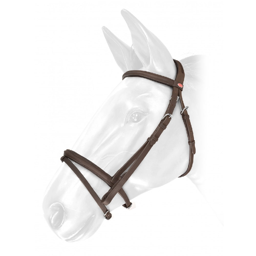 John Whitaker Ready To Ride Leather Flash Bridle in Brown