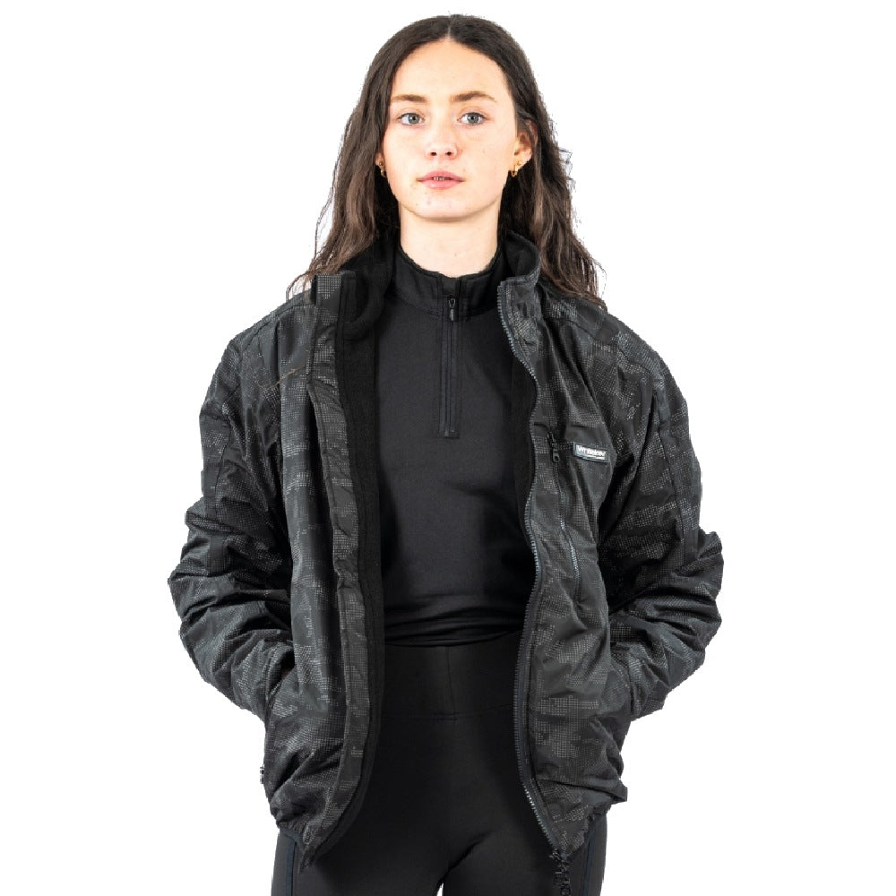 John Whitaker Sydney Reflective Camouflage Jacket in Black