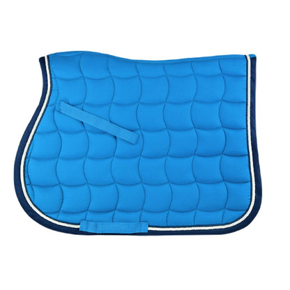 Whitaker Upton Colourful Saddle Pad In Blue Heaven 
