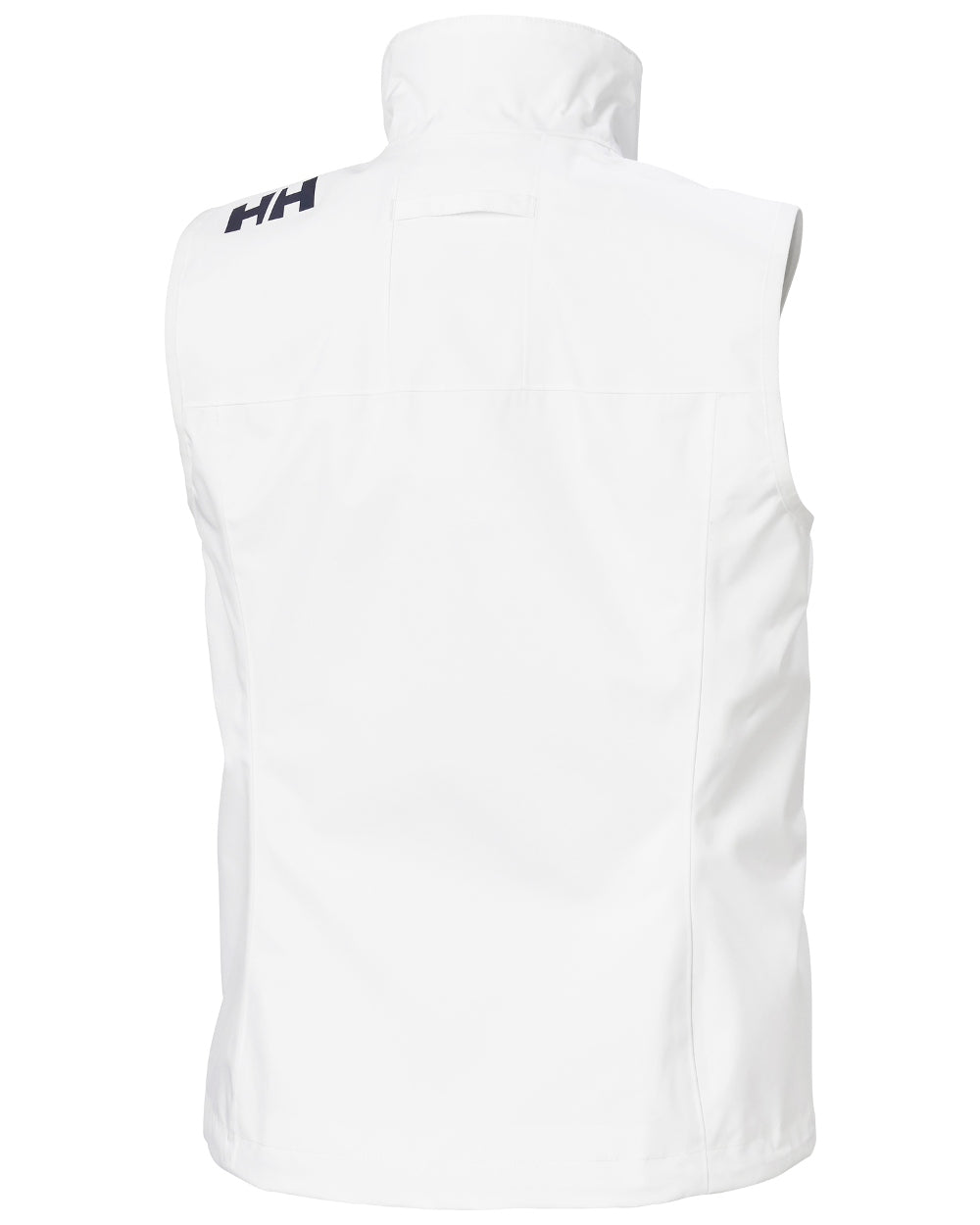 White coloured Helly Hansen Womens Crew Sailing Vest 2.0 on white background 