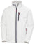 White Coloured Helly Hansen Mens Crew Midlayer Jacket 2 On A White Background #colour_white