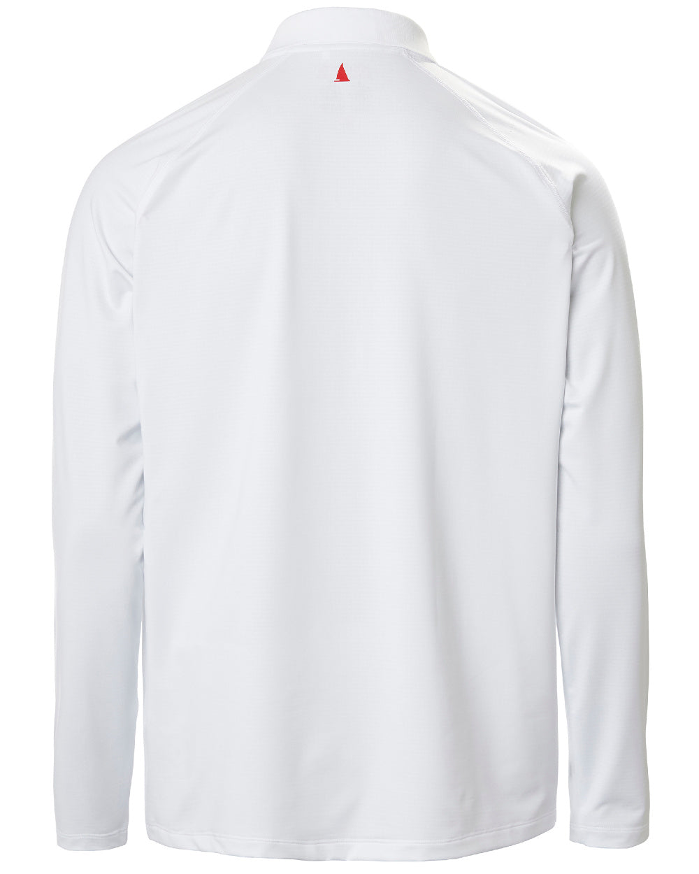 White Coloured Musto Evolution Sunblock Long Sleeve Polo Shirt 2.0 On A White Background 
