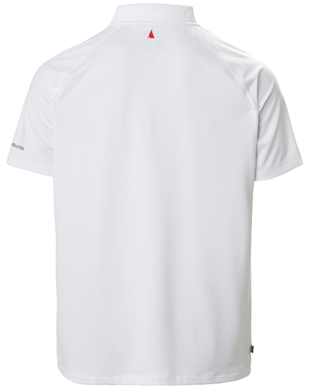 White Coloured Musto Mens Evolution Sunblock Short Sleeve Polo Shirt 2.0 On A White Background 