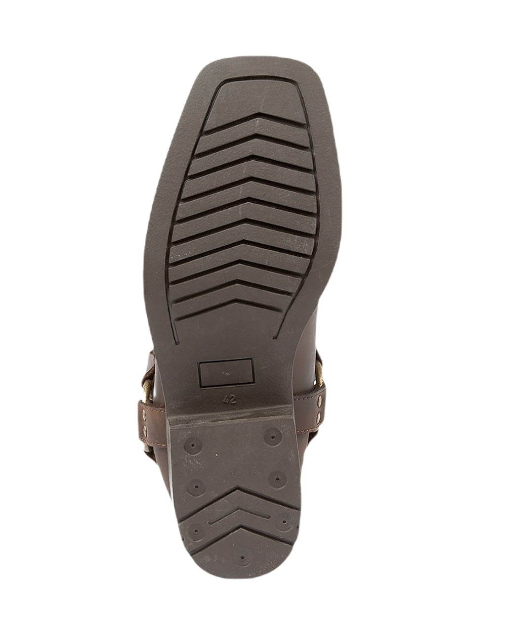 Woodland High Harley Western Harness Boots In Brown 