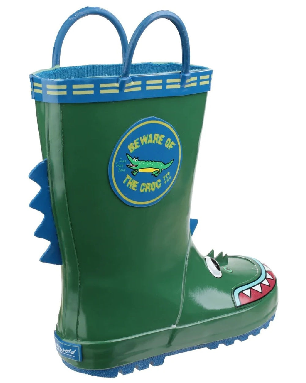 Wotswold Childrens Puddle Waterproof Pull On Boots in Crocodile 