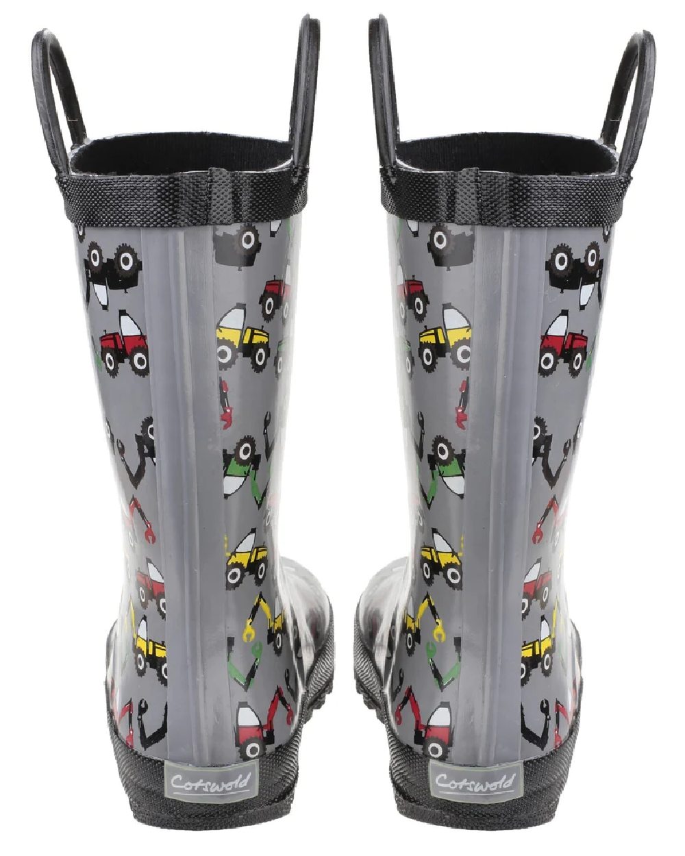 Wotswold Childrens Puddle Waterproof Pull On Boots in Digger 