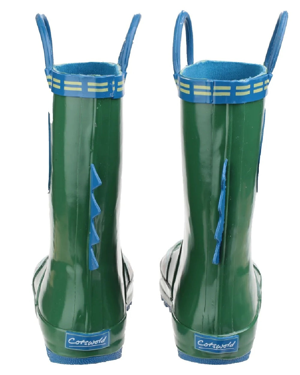 Wotswold Childrens Puddle Waterproof Pull On Boots in Crocodile 