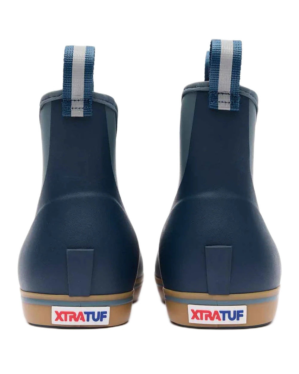 Stormy Coloured Xtratuf Mens 6 Ankle Deck Boots on white background 