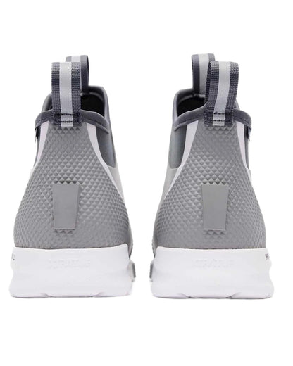 Grey Coloured Xtratuf Mens 6&quot; Ankle Deck Sport Boots on white background 