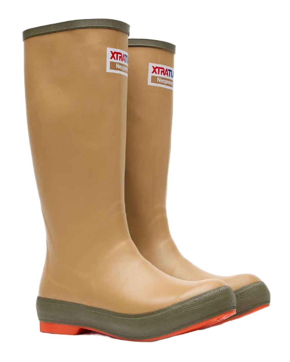Sahara Coloured Xtratuf Womens 15" Legacy Fishing Boots on white background 