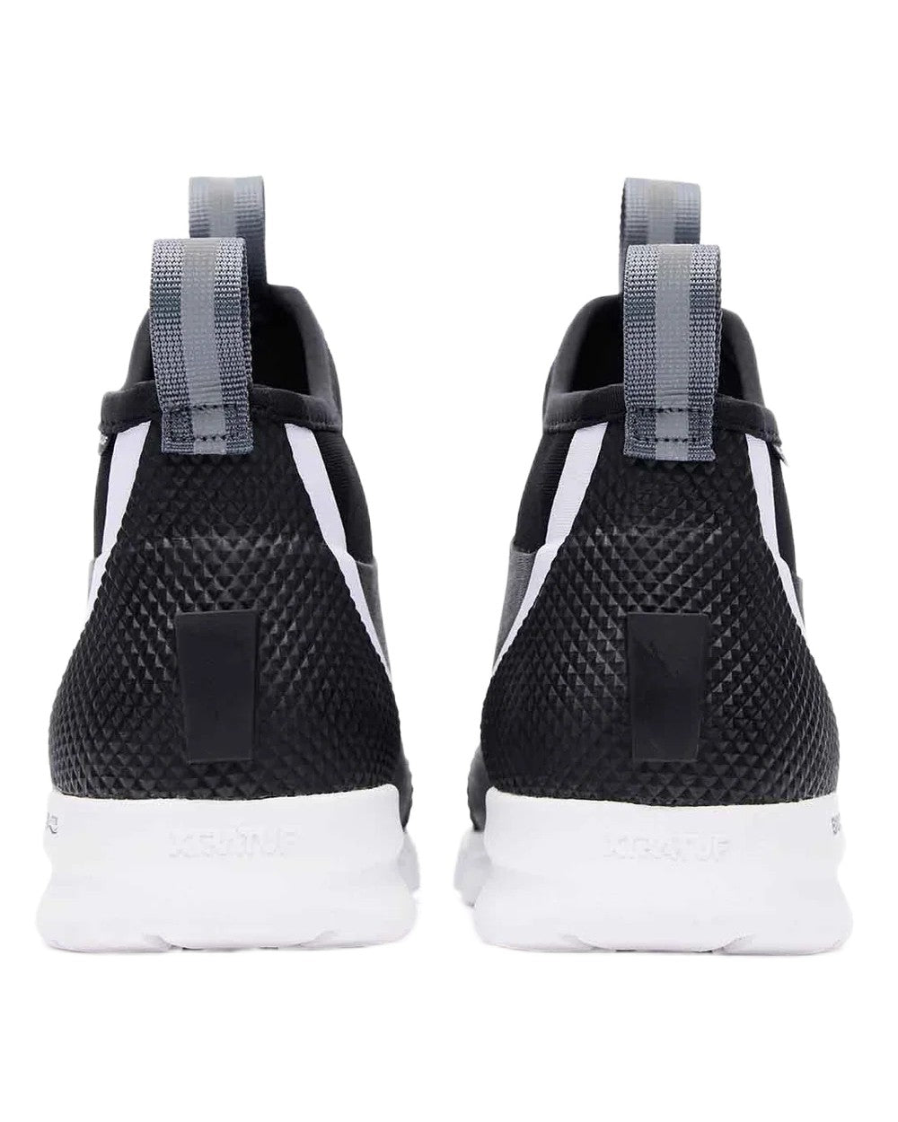 Black Coloured Xtratuf Womens 6" Ankle Deck Sport Boots on white background 
