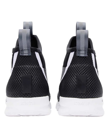 Black Coloured Xtratuf Womens 6" Ankle Deck Sport Boots on white background 