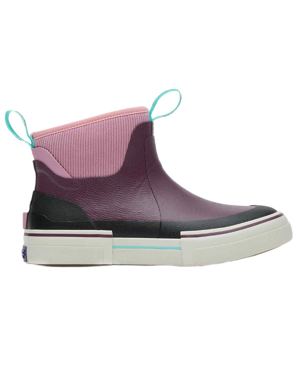 Fig coloured Xtratuf Womens Out Of The Ordinary Deck Boots on white background 