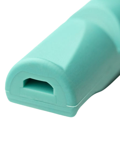 Turquoise Coloured Acme 210.5 Alpha Dog Whistle On A White Background 