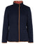 Navy coloured Alan Paine Ladies Felwell Jacket on White background #colour_navy-red-lining