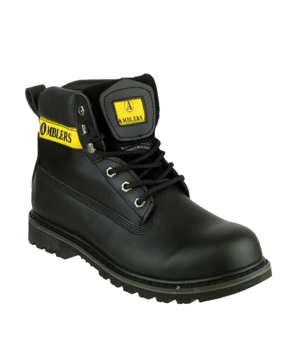 Black Coloured Amblers Banbury Casual Boots
on a white background 