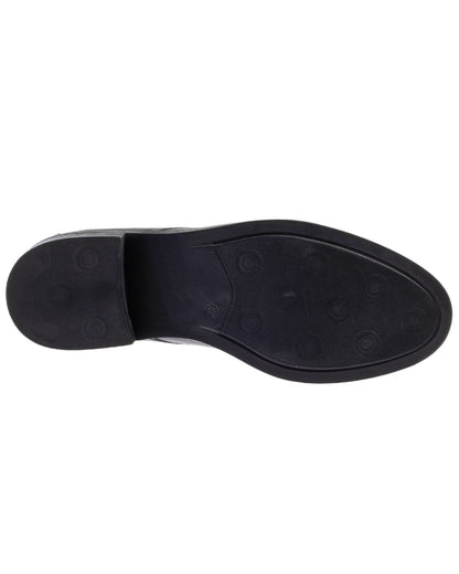 Black Coloured Amblers Mens Bristol Shoes on a white background 