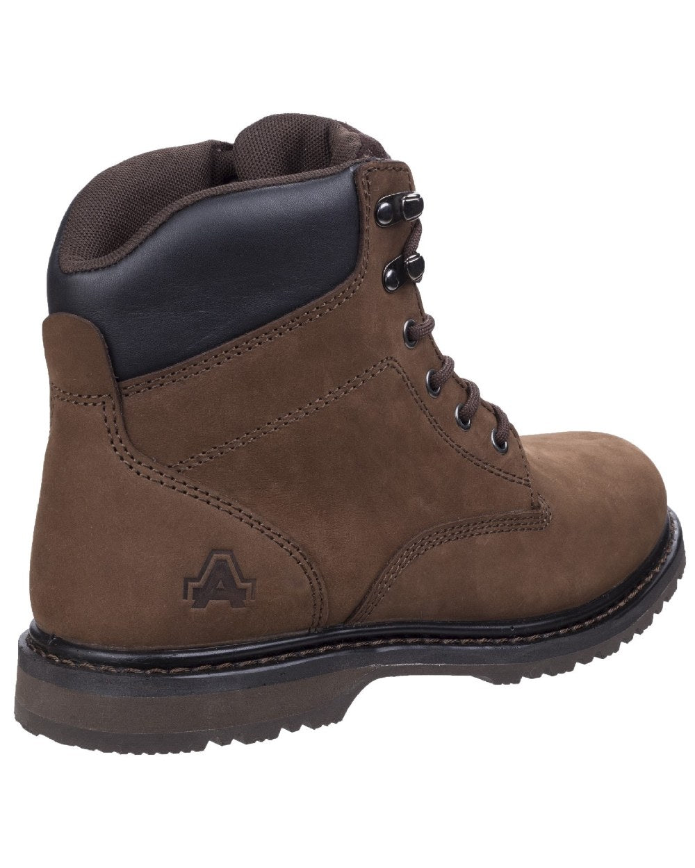 Brown Coloured Amblers Millport Mens Boots on a white background 