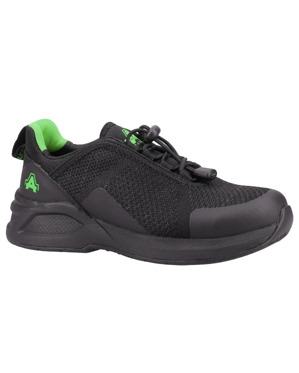 Black Amblers Safety AS610 Ivy Safety Trainers on a white background 